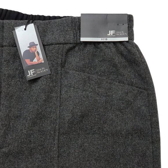 J Ferrar Jason Bolden Gray Back-Elastic Pants, Mens Size M - NWT - Picture 3 of 9